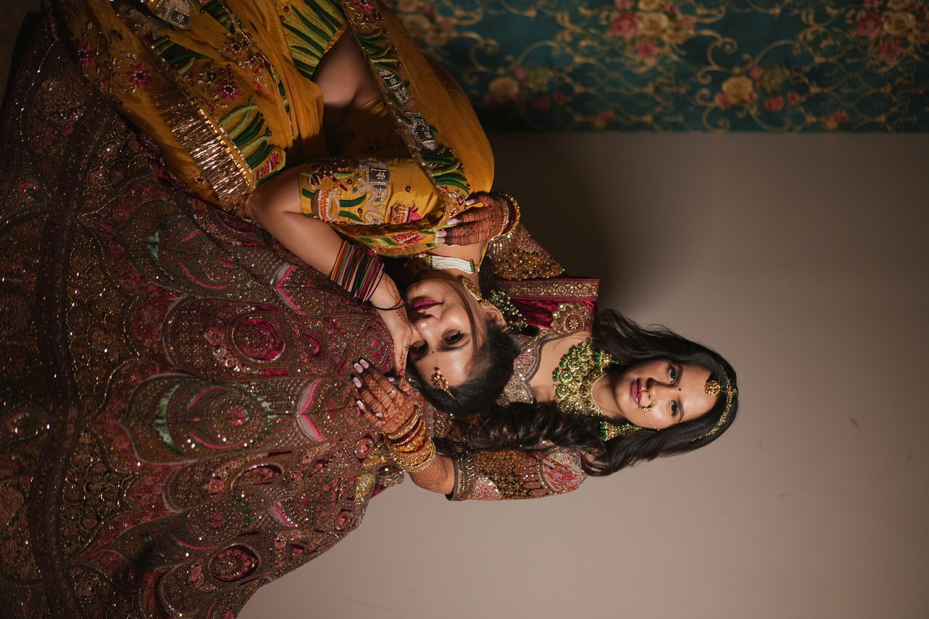 Jaipur Bride with a family member