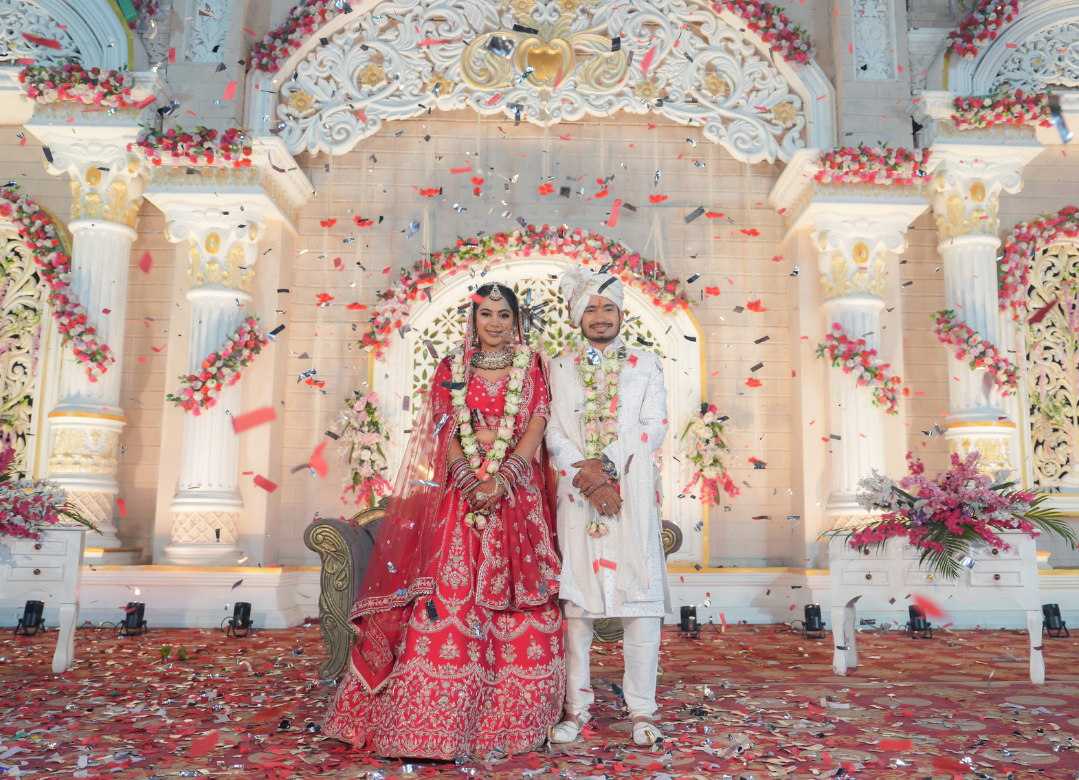 Emotional candid wedding moment in Jaipur