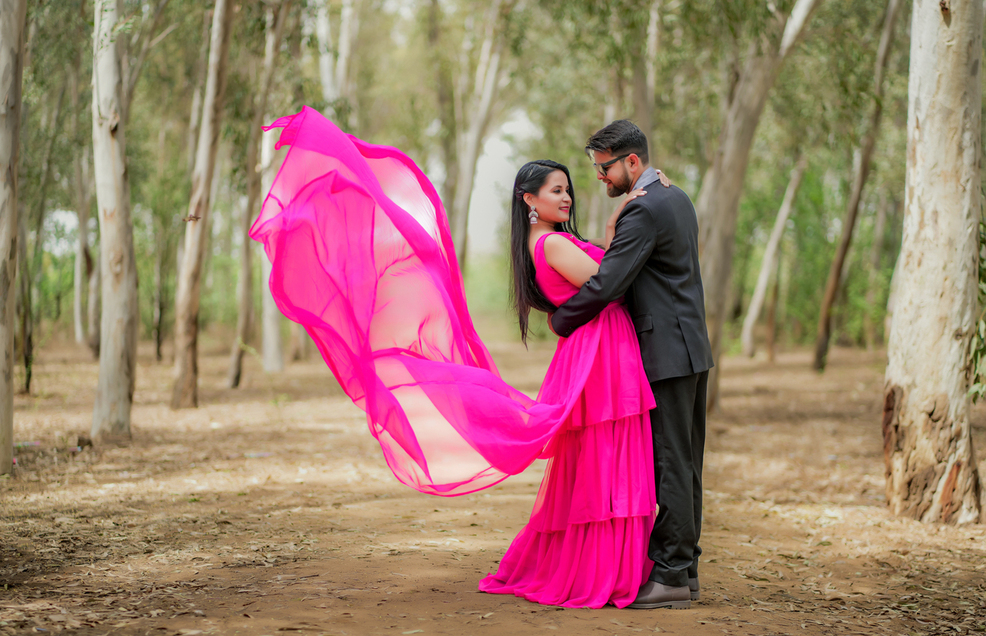 Amit & Khushboo pre-wedding shoot photograph in Jaipur, Rajasthan