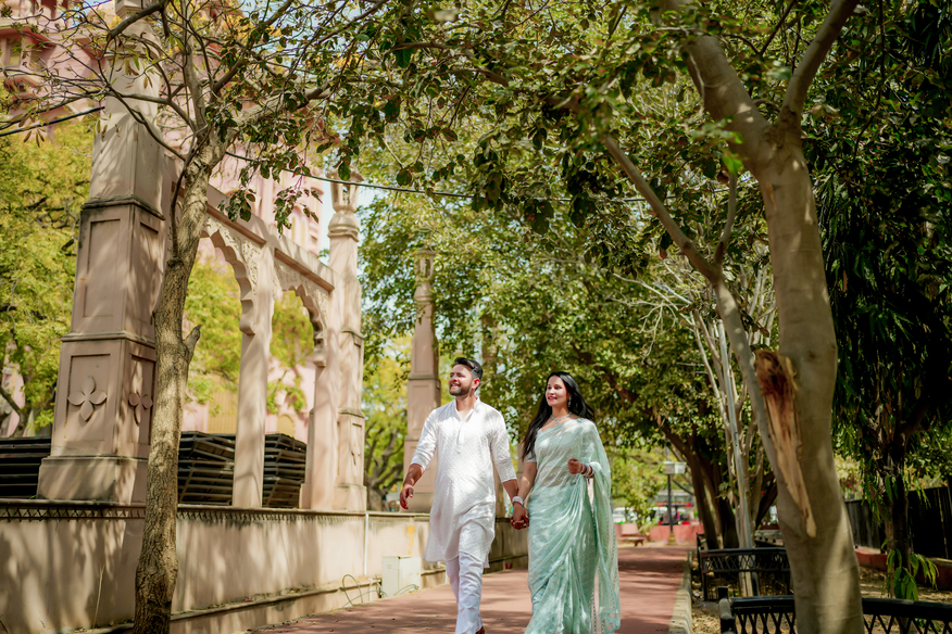 Amit & Khushboo pre-wedding shoot photograph in Jaipur, Rajasthan